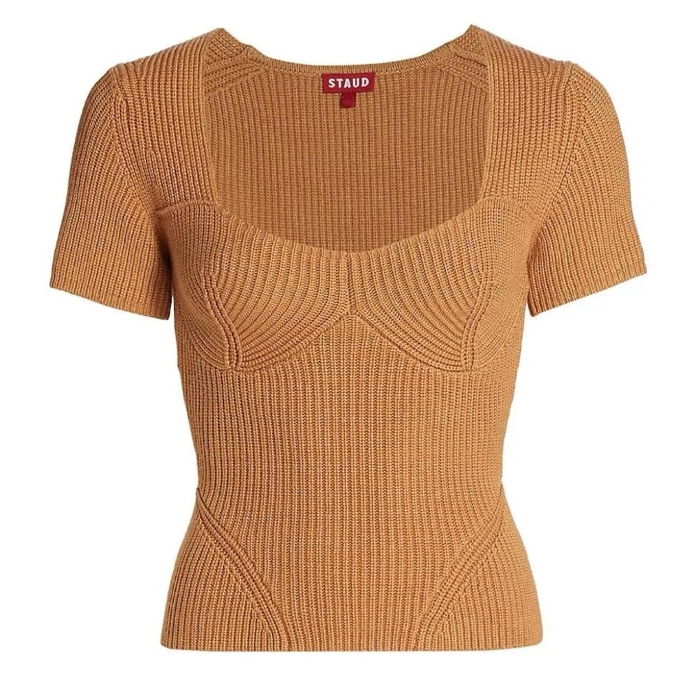 Staud knit Buxton top M